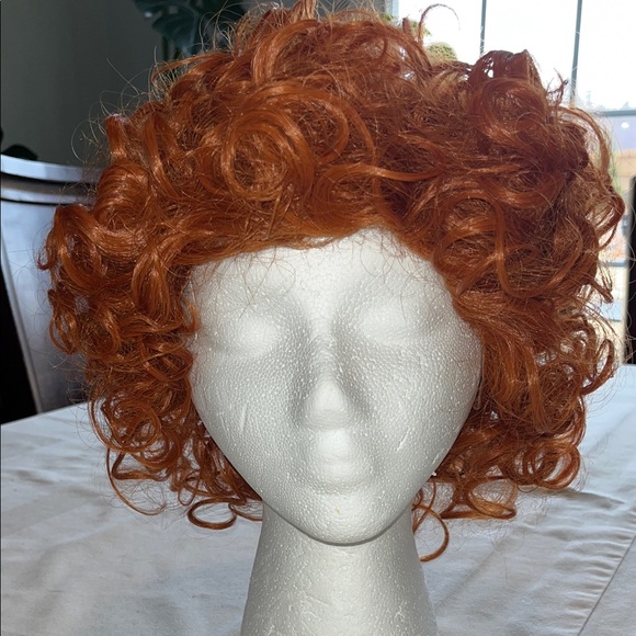 Other - Short Curly Auburn Wig for Women